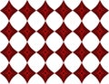 Seamless geometric red and black stripes on white background. quadrilateral pattern ornament vector. Decoration fabric. Royalty Free Stock Photo