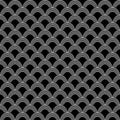 Black and white seamless repeated geometric art pattern background. Textile, books. Royalty Free Stock Photo