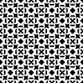 SEAMLESS BLACK AND WHITE GEOMETRIC PATTERN