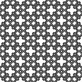 SEAMLESS BLACK AND WHITE GEOMETRIC PATTERN Royalty Free Stock Photo