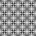 SEAMLESS BLACK AND WHITE GEOMETRIC PATTERN