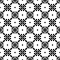 SEAMLESS BLACK AND WHITE GEOMETRIC PATTERN