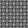 SEAMLESS BLACK AND WHITE GEOMETRIC PATTERN. Design, arts. background design