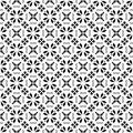 SEAMLESS BLACK AND WHITE micro floral flower PATTERN