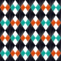 Seamless geometric rhombus pattern Royalty Free Stock Photo
