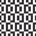 Seamless geometric square mesh pattern