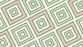 Seamless Geometric Square Pattern, Repeating Modern Tiles, Green and Beige, vector design Generative AI Royalty Free Stock Photo