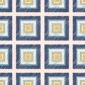 Seamless geometric square textured pattern