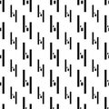 Seamless Geometric Stripes Boxes Pattern Repeated Design On White Background