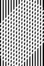 Seamless Geometric Stripes Cutting Pattern Repeated Design On White Background
