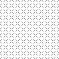 Seamless geometric techno cross pattern background