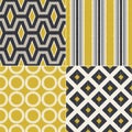 Seamless geometric textile background pattern for home interior design