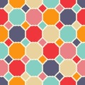 Seamless geometric tiles pattern