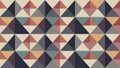 Seamless Geometric Triangle Mosaic Earth Tones Pattern Royalty Free Stock Photo