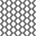 Seamless Geometric Triangles Shaping Highlighted Repeated Design On White Background