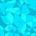 Seamless geometric. Triangular pattern. Geometric background. Light blue polygonal.