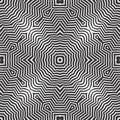 Seamless geometric vector background, black and white stripes vector pattern, accurate, editable and useful background for