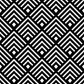 Seamless geometric vector background, simple black and white stripes vector pattern, accurate, editable and useful background for Royalty Free Stock Photo