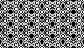 Geometric seamless pattern in black and white Royalty Free Stock Photo