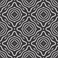 Seamless geometric vector background simple black and white stripes vector pattern accurate editable and useful background for