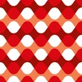 Seamless geometric wave twist pattern Royalty Free Stock Photo