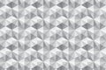 Seamless geometric white texture design pattern