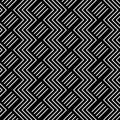 Seamless geometric zigzag pattern. Royalty Free Stock Photo