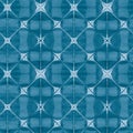Seamless geometrical blue color background