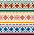 Seamless geometrical border batik design background Royalty Free Stock Photo