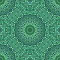 Seamless geometrical flower mandala ornament pattern background design