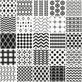 Seamless geometrical pattern set