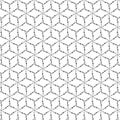 Seamless geometrical vector pattern Royalty Free Stock Photo