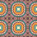 Seamless geometry vintage pattern, ethnic style