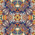 Seamless geometry vintage pattern, ethnic style