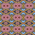 Seamless geometry vintage pattern, ethnic style