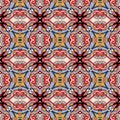Seamless geometry vintage pattern, ethnic style