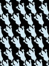 Seamless ghost pattern