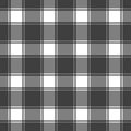Seamless gingham pattern, checkered fabric, textile, clothing or plaid, tablecloth, napkin. Tartan print checked pattern Royalty Free Stock Photo