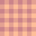 Seamless Gingham Pattern Peach Fuzz Background Royalty Free Stock Photo