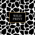 seamless giraffe dalmatian pattern, animal print wild fashion color