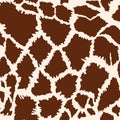 Seamless giraffe fur pattern Royalty Free Stock Photo