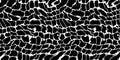 Seamless giraffe fur or snake skin pattern Royalty Free Stock Photo