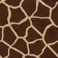 Seamless giraffe fur texture Royalty Free Stock Photo