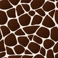 Seamless Giraffe Hide Pattern