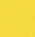 Seamless glossy yellow honeycomb pattern.