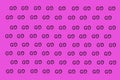 Seamless GO text pattern on light purple background. Royalty Free Stock Photo