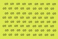 Seamless GO text pattern on light yellow background. Modern typography design Royalty Free Stock Photo