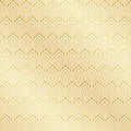 Seamless gold Art Deco pattern background. Royalty Free Stock Photo