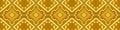 Seamless Gold Aztec Pattern. Abstract Navajo