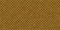 Seamless gold snake or dragon scales background pattern Royalty Free Stock Photo